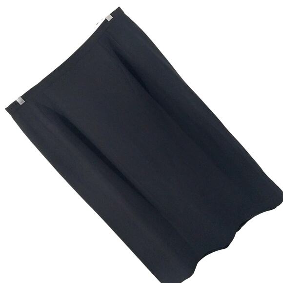 NWT! MAGGIE BARNES! LUXE BLACK DRAPEY, FLOWING MICROFIBER SKIRT! SZ 18W - Picture 1 of 11